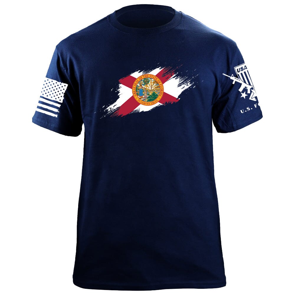 Florida Flag Paint Swatch T-Shirt – USAMM