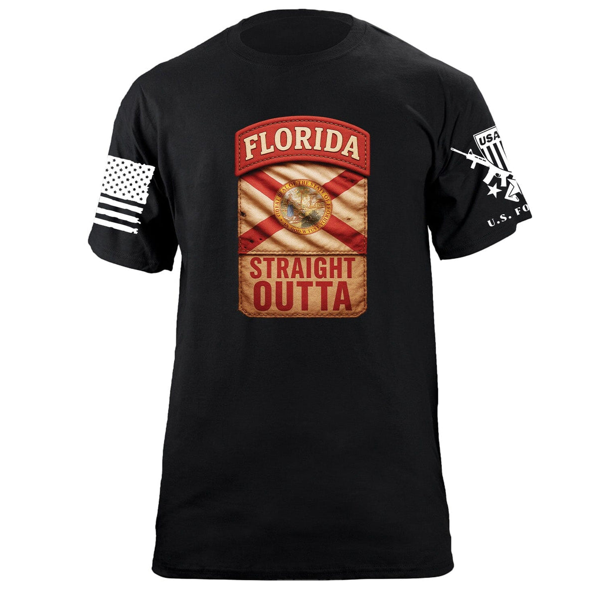 State Tab Shirt: Florida Shirts 86398-S-BK