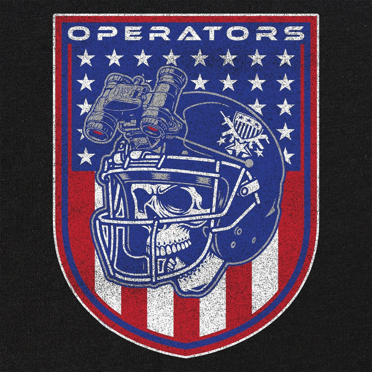 Football Operators Shield Patriotic Colors Hoodie Hoodies 