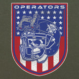 Football Operators Shield Patriotic Colors Hoodie Hoodies 