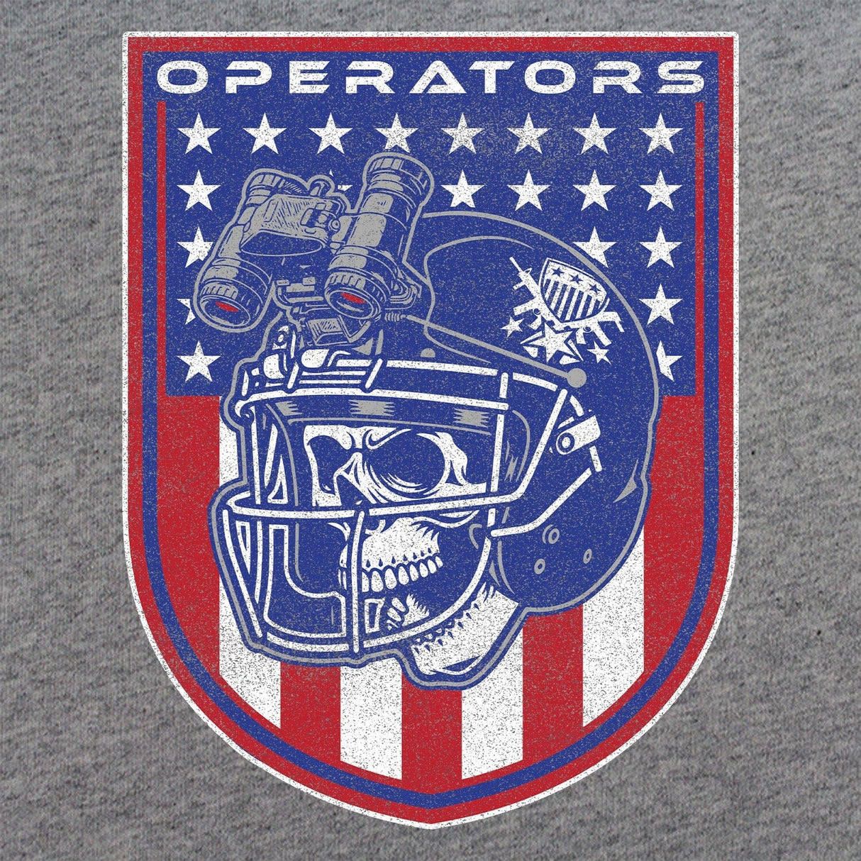 Football Operators Shield Patriotic Colors Hoodie Hoodies 