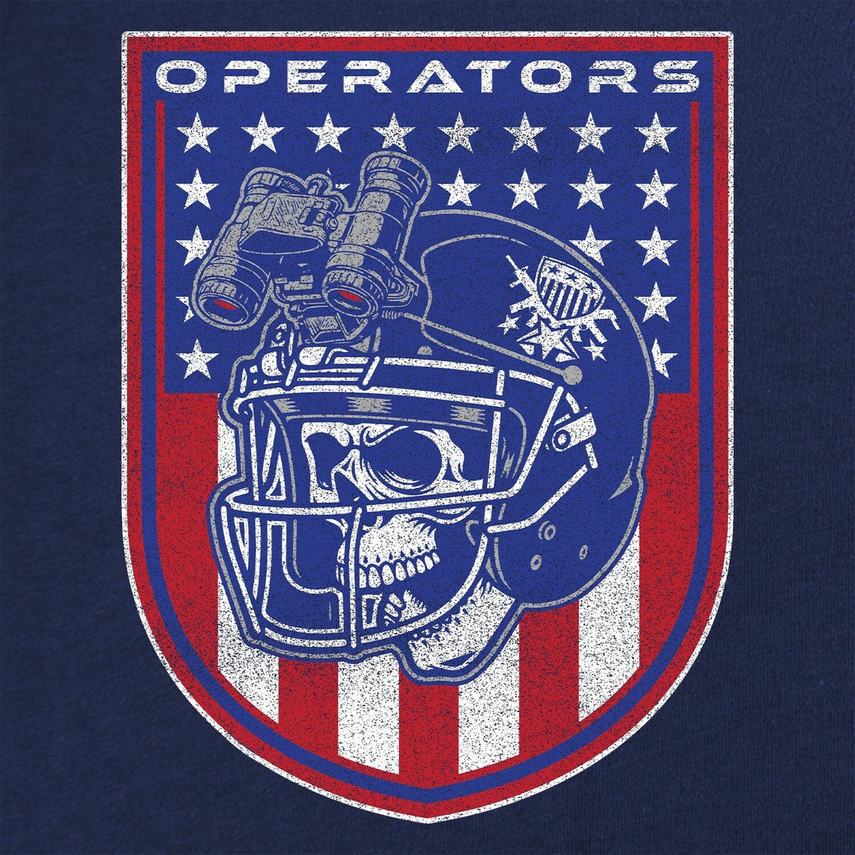 Football Operators Shield Patriotic Colors Hoodie Hoodies 
