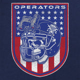 Football Operators Shield Patriotic Colors Hoodie Hoodies 