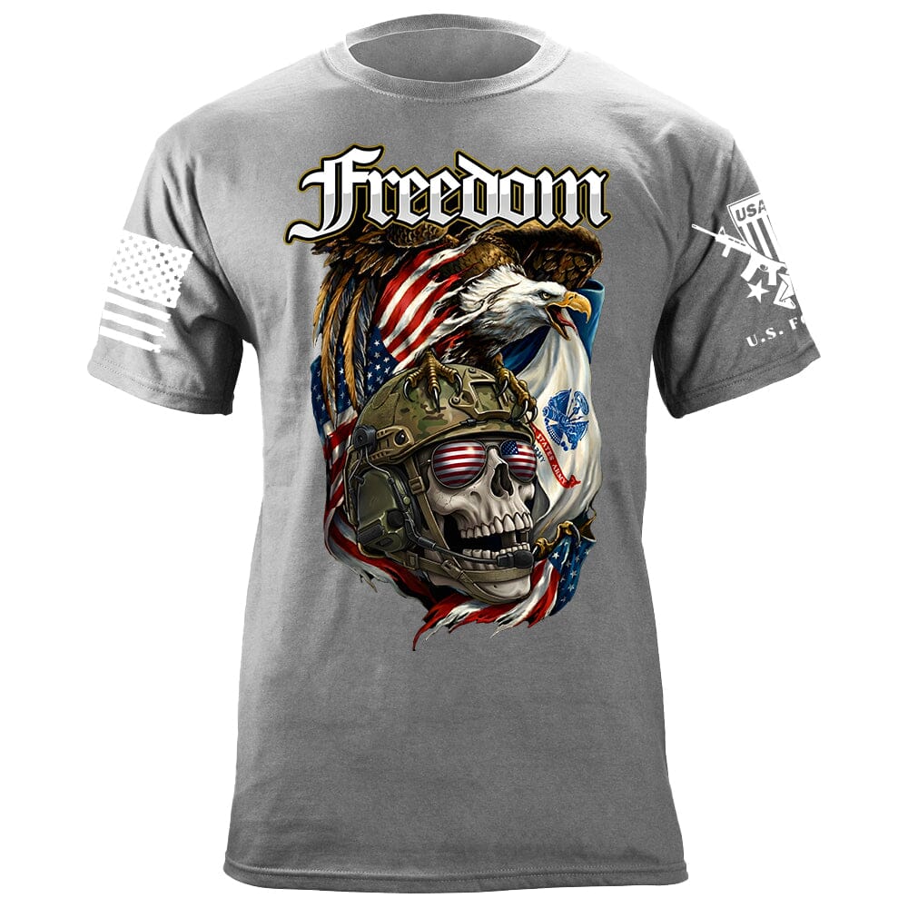 Freedom Skull T-Shirt Shirts 88074-S-HG