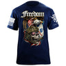 Freedom Skull T-Shirt Shirts 88074-S-NAVY