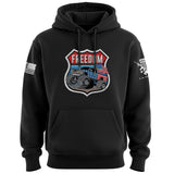 Freedom Monster Truck Hoodie Hoodies 