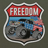 Freedom Monster Truck Hoodie Hoodies 