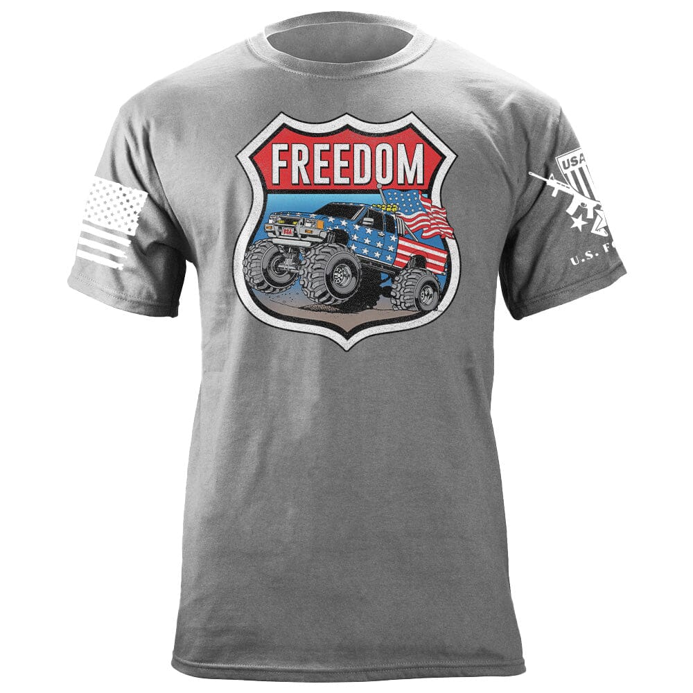 Freedom Monster Truck T-Shirt Shirts 87026-S-HG