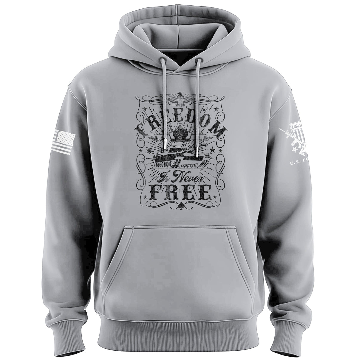 Freedom is Never Free Graphic Hoodie Hoodies 