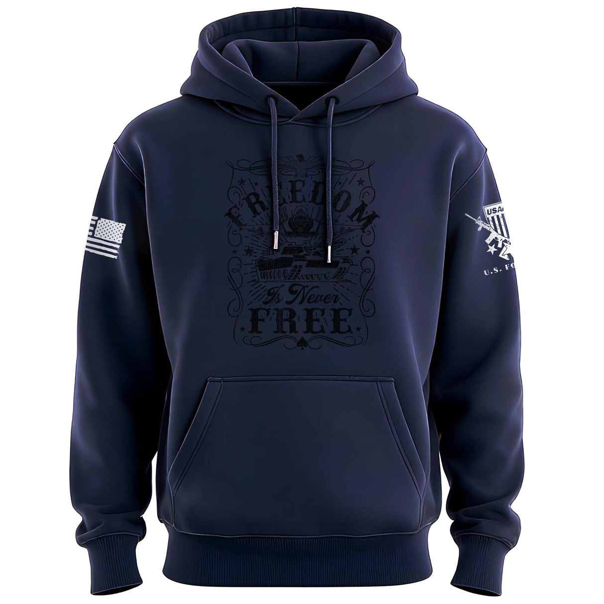 Freedom is Never Free Graphic Hoodie Hoodies 