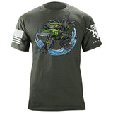 Frogman Cartoon T-Shirt Shirts 88121-S-MG