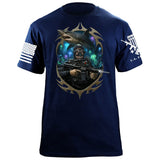 Frogman Shark T-Shirt Shirts 88033-S-NAVY