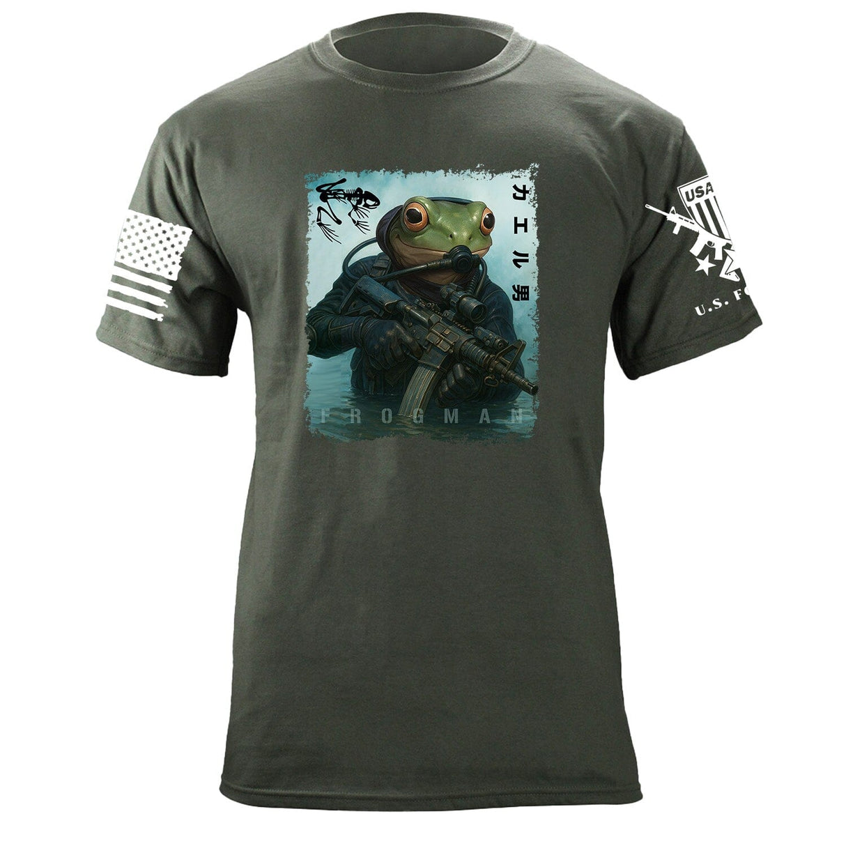 Frogman T-Shirt Shirts 87382-S-MG