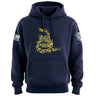 Gadsden Snake Splatter Hoodie Hoodies 