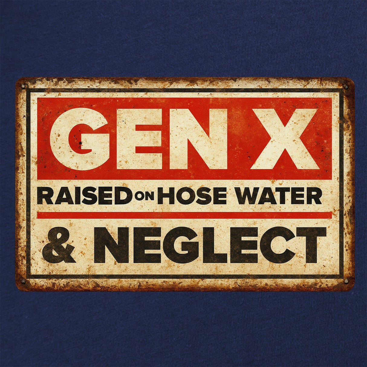 Gen X Distressed T-Shirt Shirts 