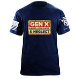 Gen X Distressed T-Shirt Shirts 87422-S-NAVY