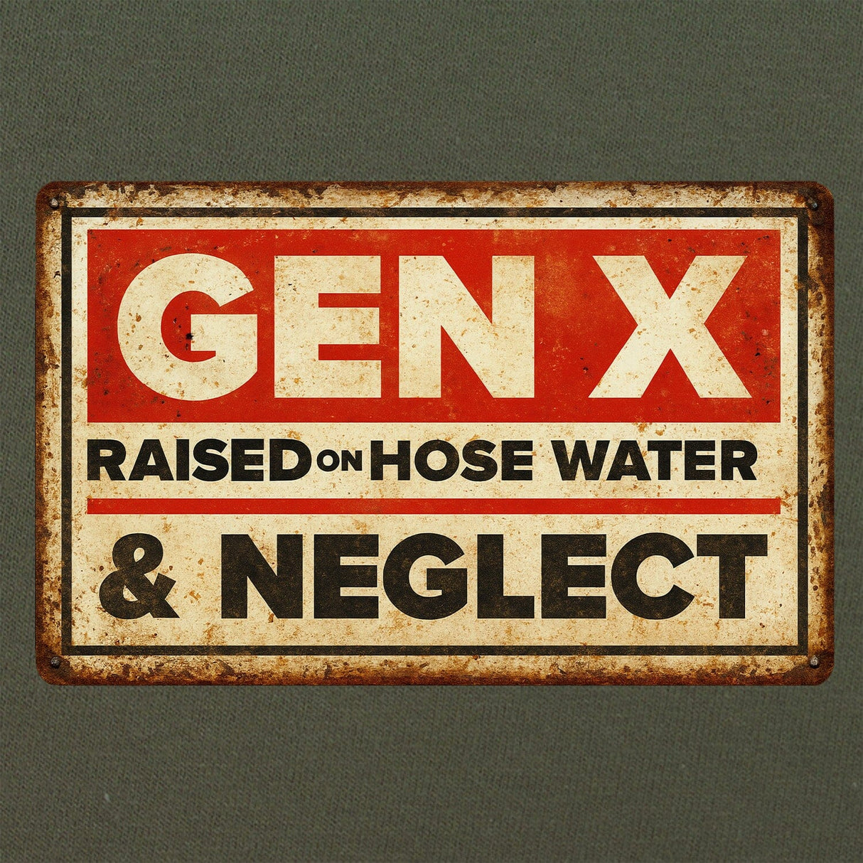 Gen X Distressed T-Shirt Shirts 