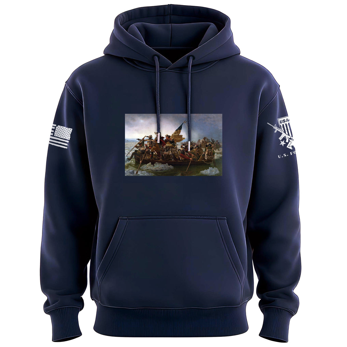 George Washington Crossing The Delaware Operators Hoodie Hoodies 
