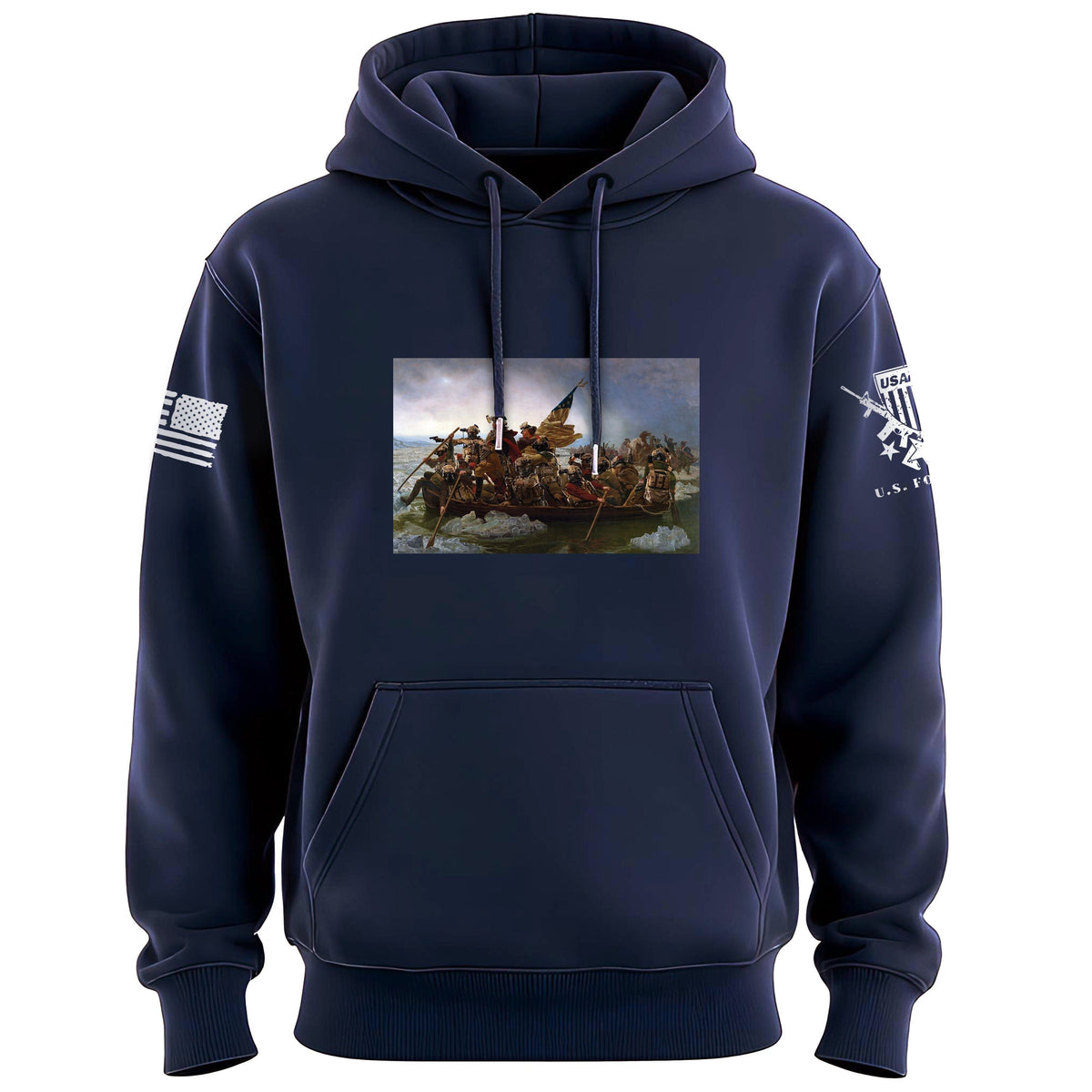 George Washington Crossing The Delaware Operators Hoodie Hoodies 