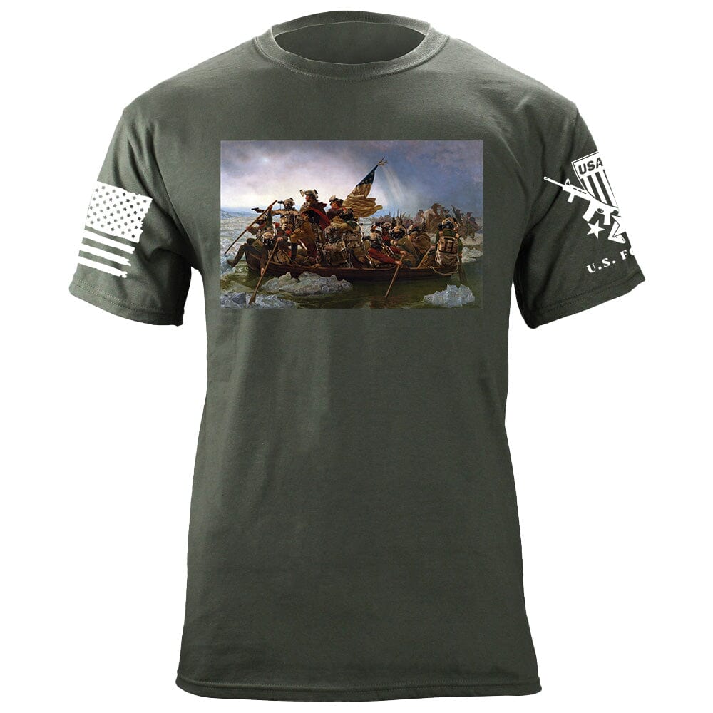 George Washington Crossing The Delaware Operators Tshirt