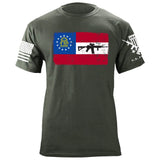 Georgia M4 Flag T-Shirt Shirts 87093-S-MG