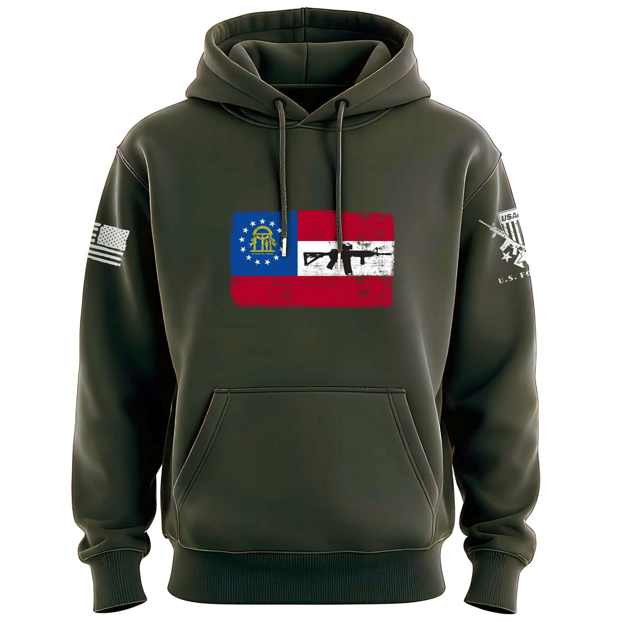 Georgia M4 Flag Hoodie Hoodies 