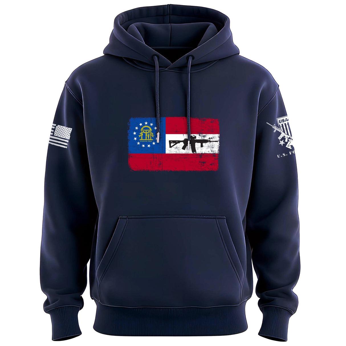 Georgia M4 Flag Hoodie Hoodies 