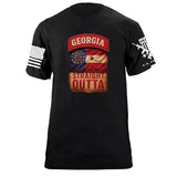 State Tab Shirt: Georgia Shirts 86399-S-BK