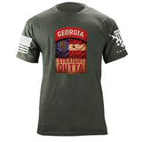 State Tab Shirt: Georgia Shirts 86399-S-MG