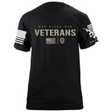 God Bless Our Veterans T-Shirt Shirts 87334-S-BK