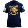 Gold Shellback T-Shirt Shirts 88077-S-NAVY
