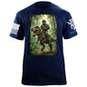 Gorilla T-Rex T-Shirt Shirts 88034-S-NAVY