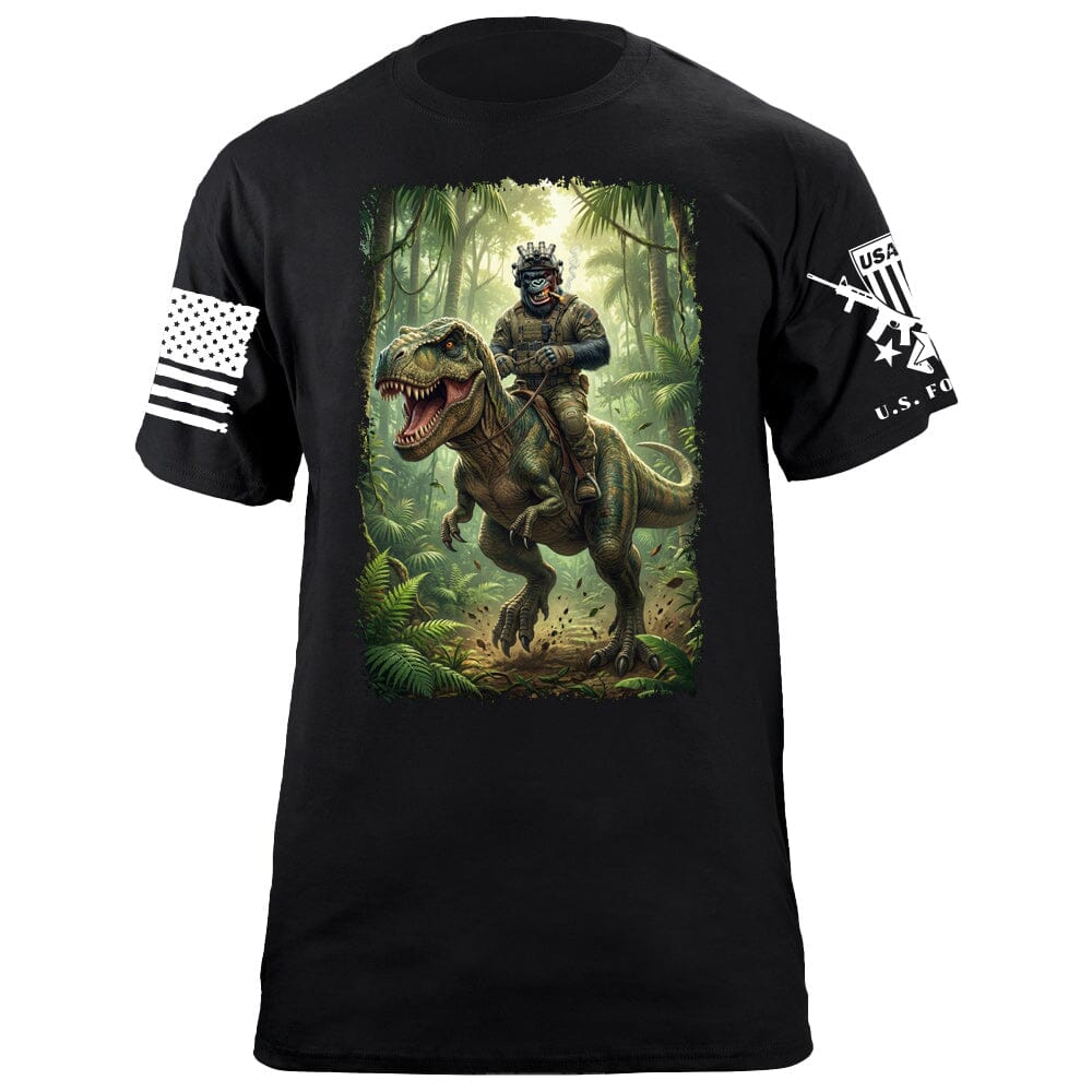 Gorilla T-Rex T-Shirt Shirts 88034-S-BK