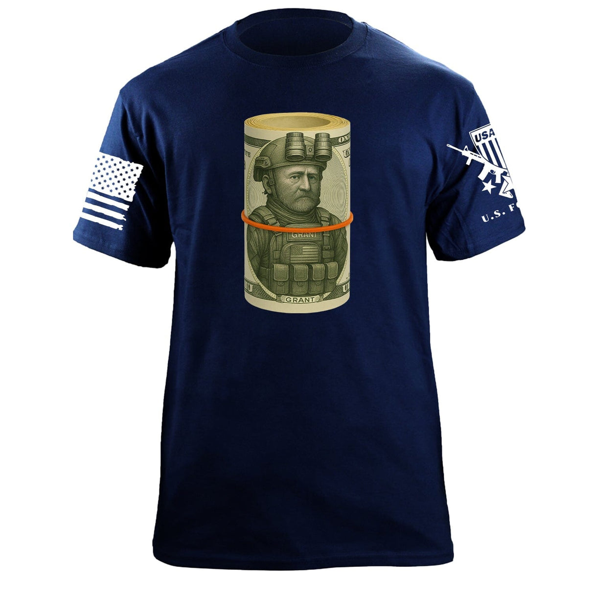 Grant Bank Roll T-Shirt Shirts 87352-S-NAVY