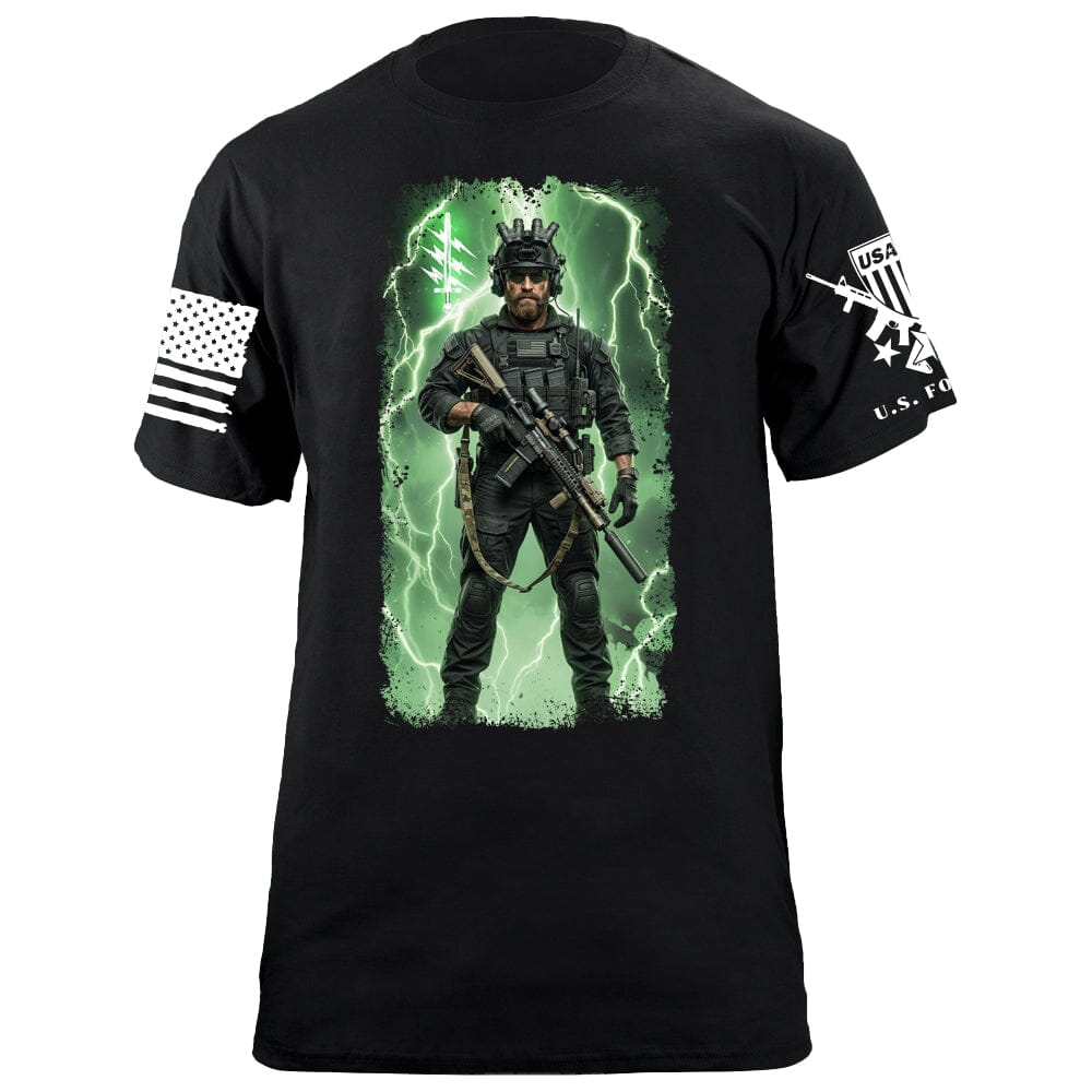 Green Lightning CAG T-Shirt Shirts 88124-S-BK