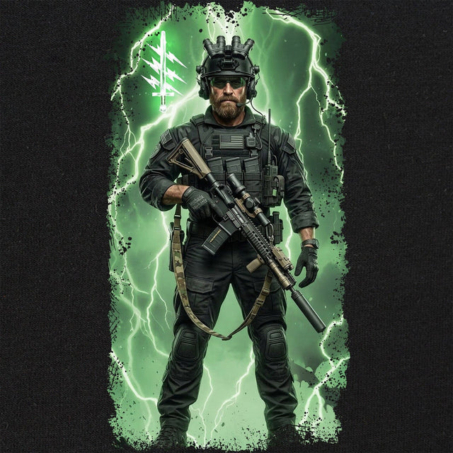 Green Lightning CAG T-Shirt Shirts 