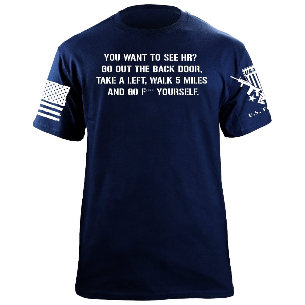 Human Resources T-Shirt Shirts 88231-S-NAVY