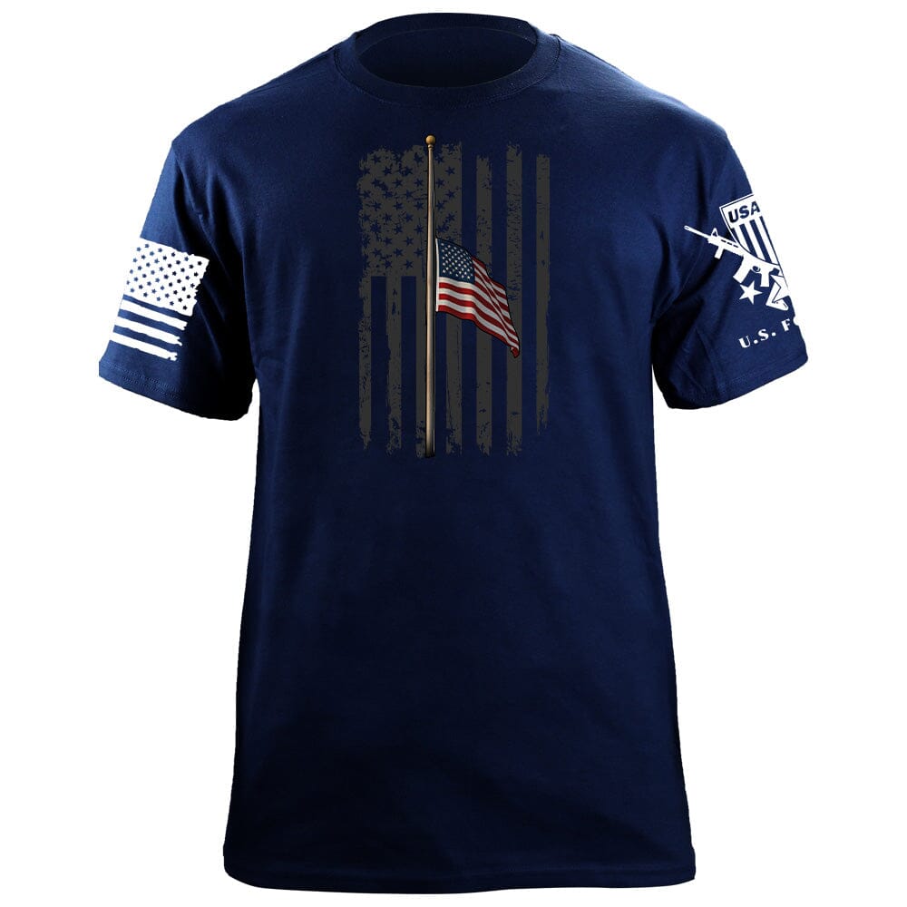 Half Mast T-Shirt Shirts 87286-S-NAVY