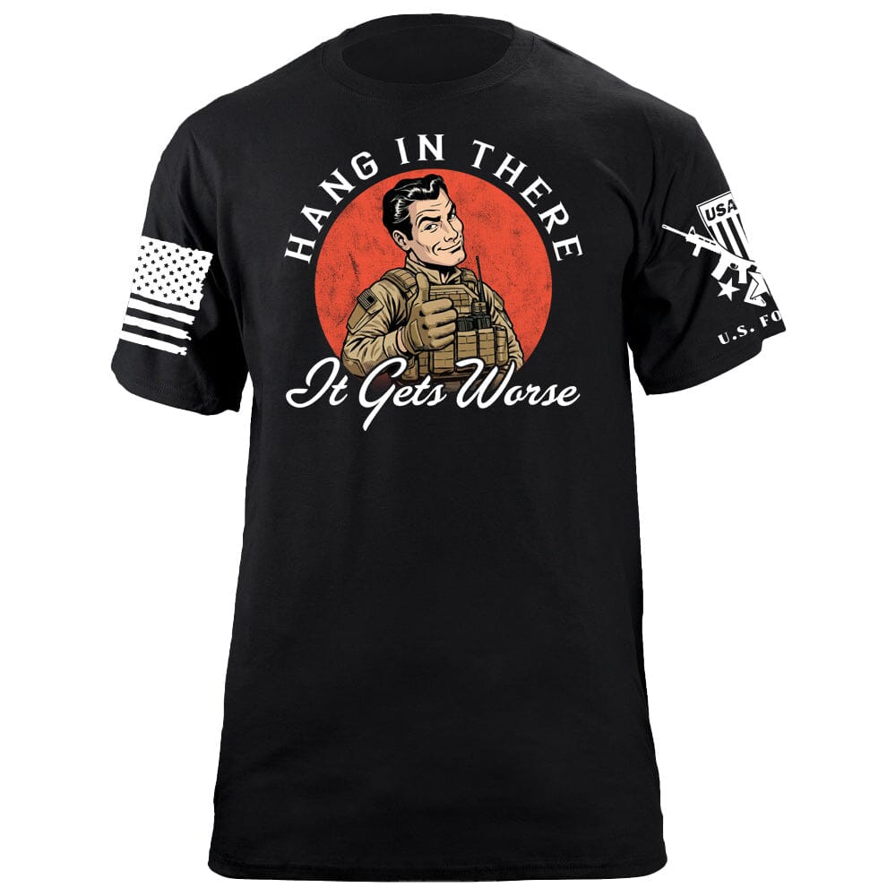 Hang in There T-Shirt Shirts 88058-S-BK