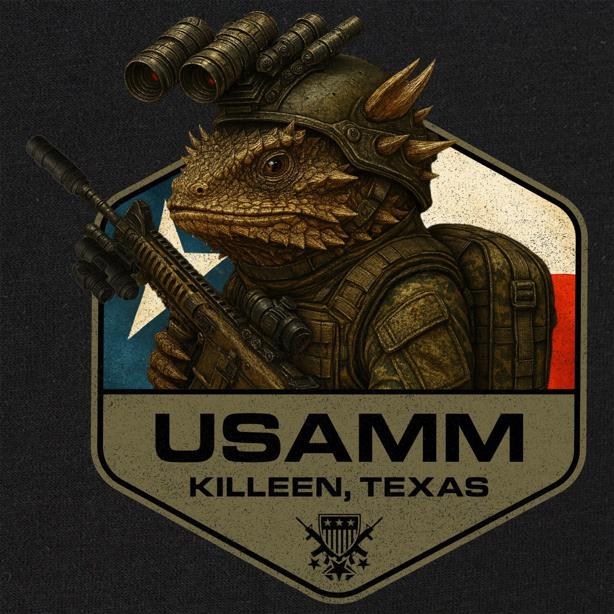 Horned Toad Operator Polygon Texas T-Shirt Shirts 