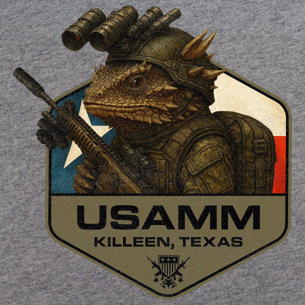 Horned Toad Operator Polygon Texas T-Shirt Shirts 