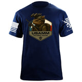 Horned Toad Operator Polygon Texas T-Shirt Shirts 86363-S-NAVY