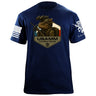 Horned Toad Operator Polygon Texas T-Shirt Shirts 86363-S-NAVY