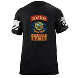 State Tab Shirt: Idaho Shirts 86400-S-BK