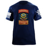 State Tab Shirt: Idaho Shirts 86400-S-NAVY
