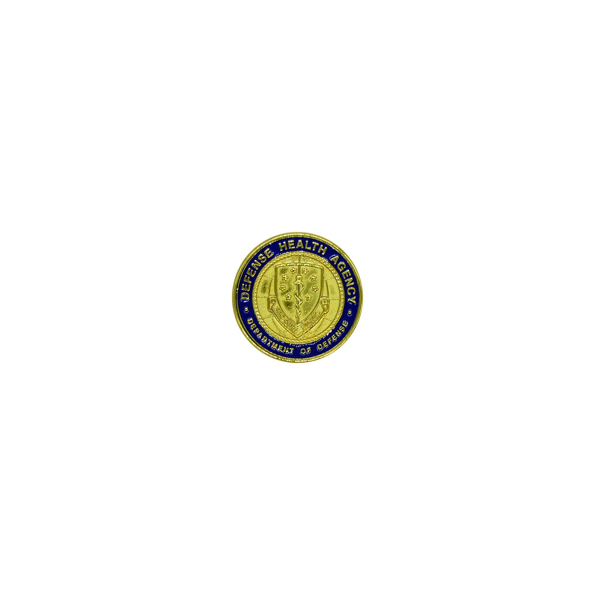 ID lapel button: Defense Health Agency - Pro Cura Militis