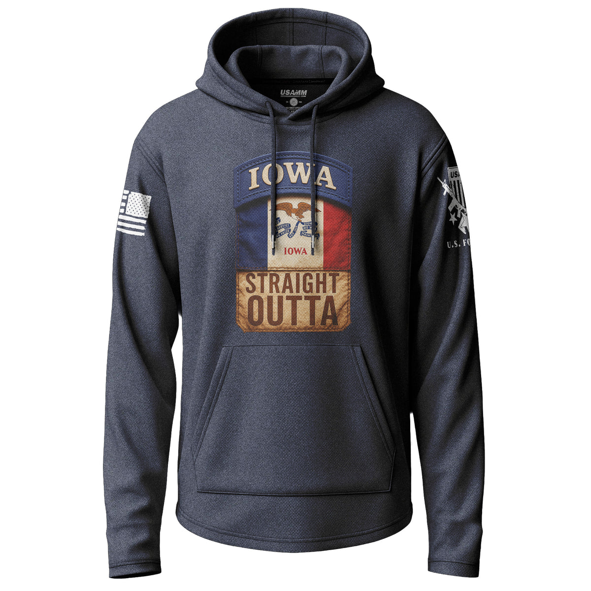 State Tab: Iowa Lightweight Hoodie