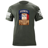 State Tab Shirt: Iowa Shirts 86402-S-MG