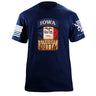 State Tab Shirt: Iowa Shirts 86402-S-NAVY