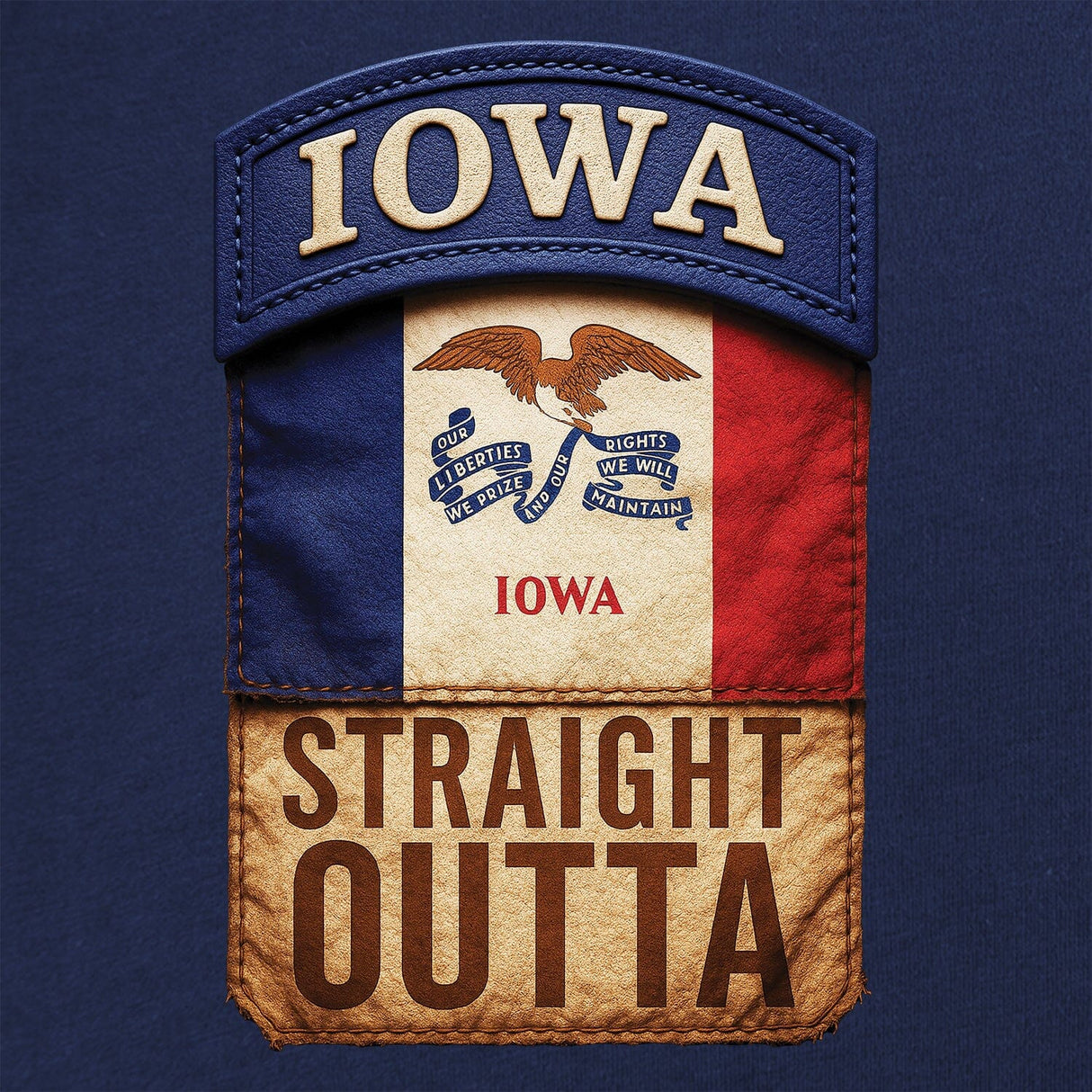 State Tab Shirt: Iowa Shirts 